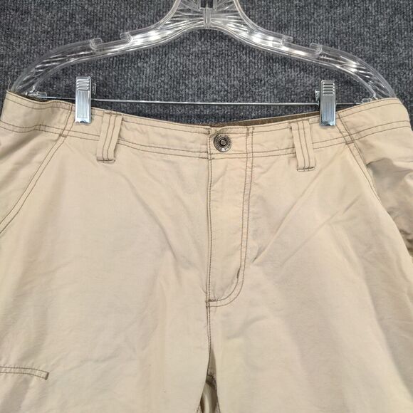 Columbia Mens Field Gear Chino Shorts Tan Size 34 Pockets Belt Loops - Picture 6 of 13